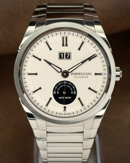 2022 Parmigiani Fleurier Tonda L.E. 42MM Silver Dial Steel Bracelet (PFC910-0000141-B00182)