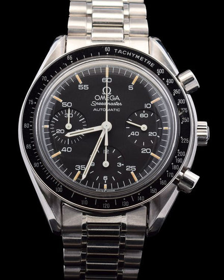Omega Speedmaster Reduced 39MM Black Dial Steel Bracelet (3510.50)