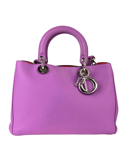 2015 Dior Diorissimo Medium Purple Leather Tote (M0902PTRL 02F)