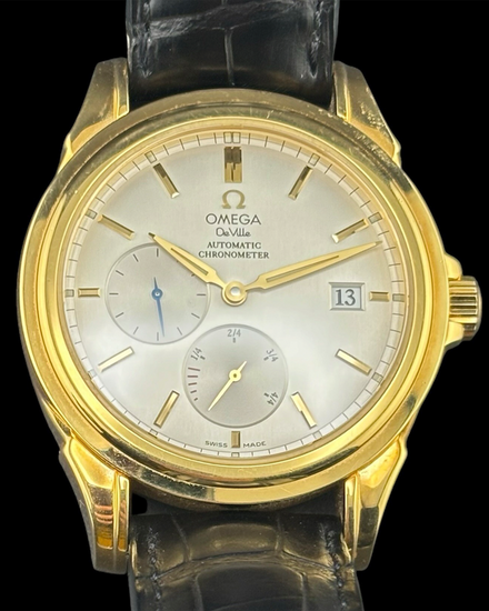 2013 Omega De Ville 38.7MM White Dial Leather Strap (4632.30.00)