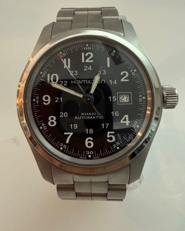 2026 Hamilton Khaki Field 42MM Green Dial Steel Bracelet (H70605163)