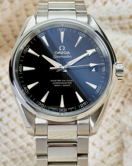 No Reserve - 2023 Omega Seamaster Aqua Terra 150M 41.5MM Black Dial Steel Bracelet (231.10.42.21.01.003)