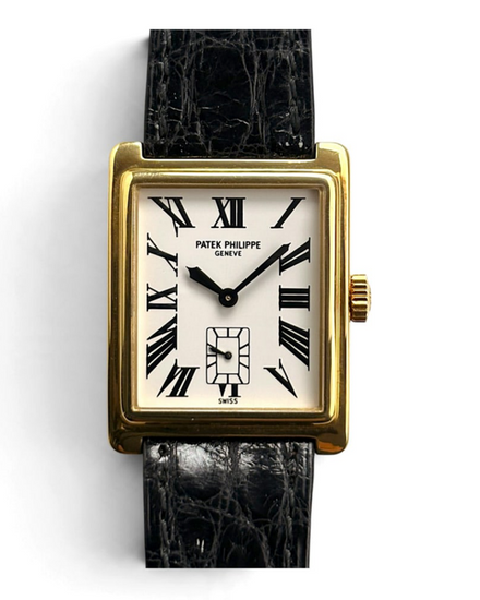 Patek Philippe Gondolo 25MM White Dial Leather Strap (5010J)