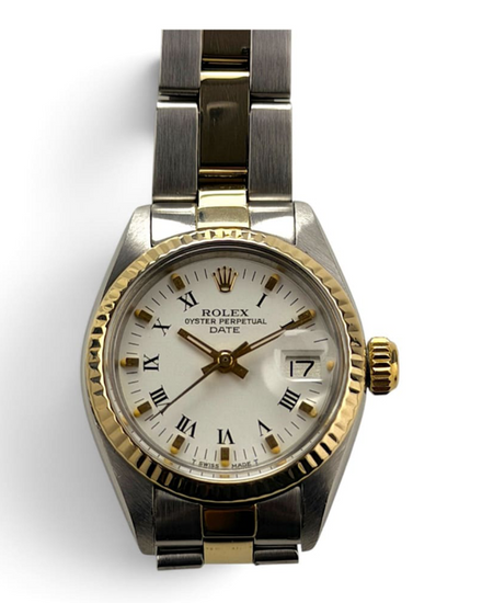 Rolex Lady-Datejust 26MM White Dial Aftermarket Oyster Bracelet (6917)