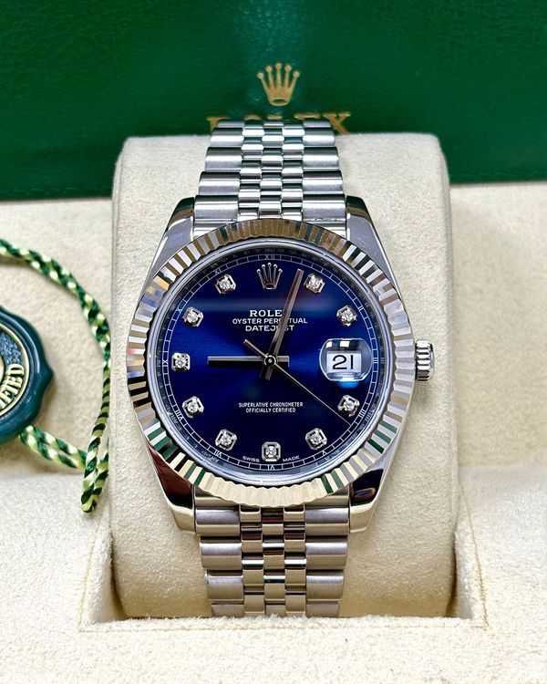 Rolex Datejust 41MM Blue Dial Jubilee Bracelet (126334)