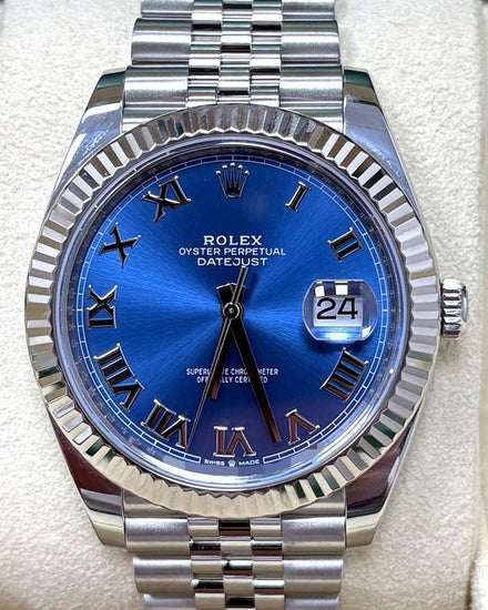 Rolex Datejust 41MM Blue Dial Jubilee Bracelet (126334)