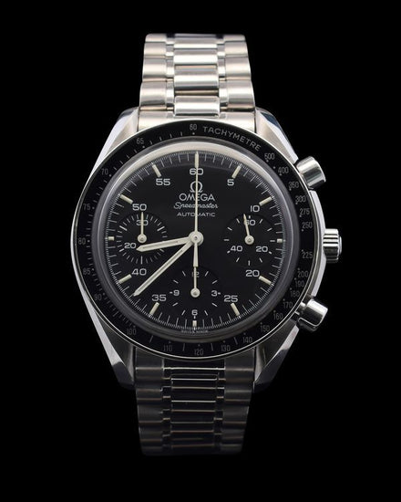 Omega Speedmaster Reduced 39MM Black Dial Steel Bracelet (3510.50)