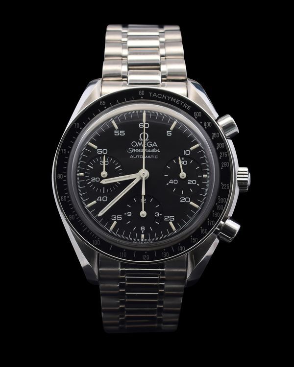 Omega Speedmaster Reduced 39MM Black Dial Steel Bracelet (3510.50)