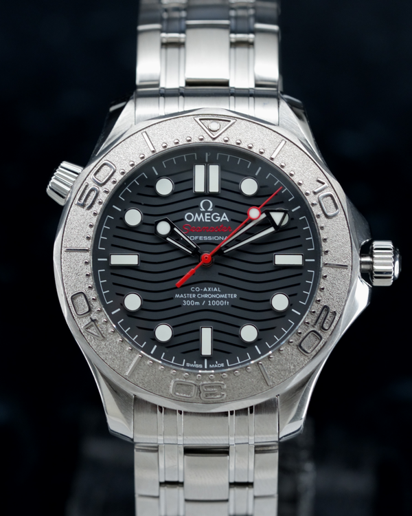2023 Omega Seamaster Diver 300M 42MM Black Dial Steel Bracelet (210.30.42.20.01.002)