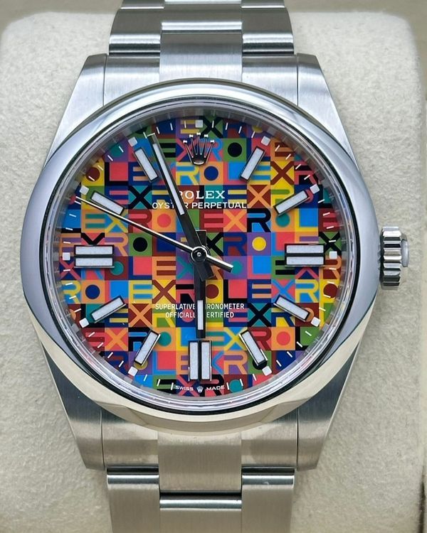 2026 Rolex Oyster Perpetual 41MM Multicolor "Jubilee" Dial Oyster Bracelet (134300)