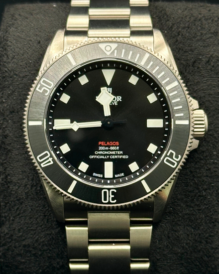 2026 Tudor Pelagos 39MM Black Dial Titanium Bracelet (25407N)