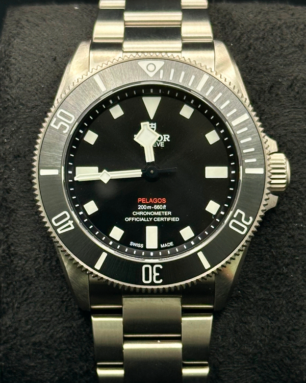 2026 Tudor Pelagos 39MM Black Dial Titanium Bracelet (25407N)