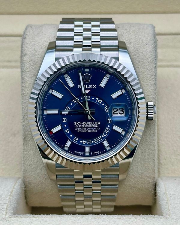 2025 Rolex Sky-Dweller 42MM Blue Dial Jubilee Bracelet (336934)