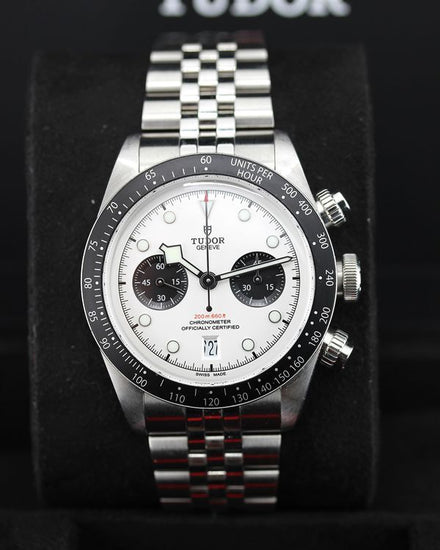 No Reserve - 2025 Tudor Black Bay Chrono "Panda" 41MM White Dial Steel Bracelet (79360N)