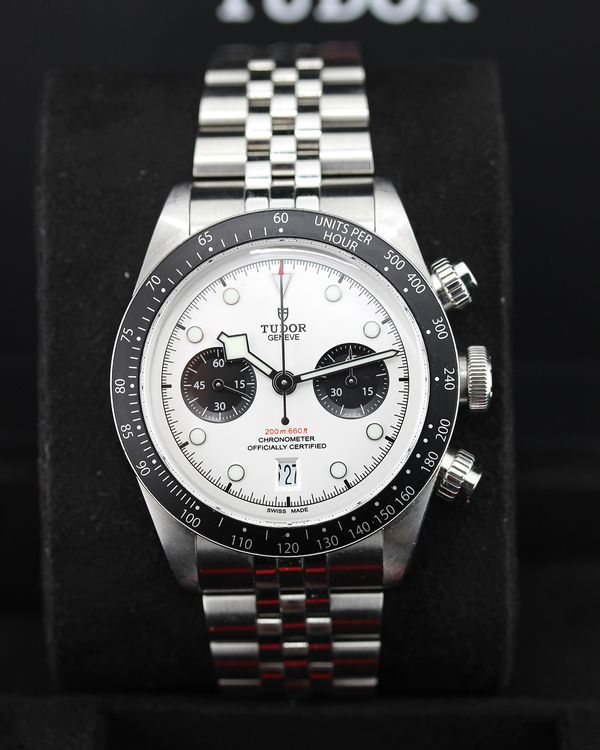No Reserve - 2025 Tudor Black Bay Chrono "Panda" 41MM White Dial Steel Bracelet (79360N)