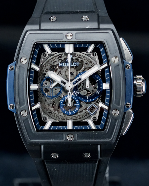 Hublot Spirit of Big Bang 45MM Skeleton Dial Leather/Rubber Strap (601.CI.7170.LR)