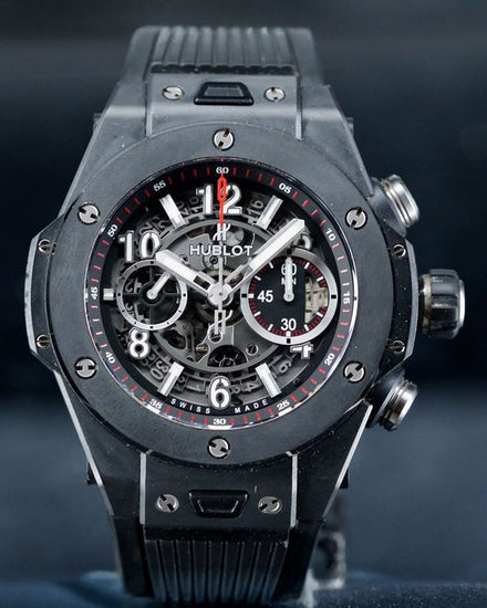 Hublot Big Bang Unico "Black Magic" 45MM Skeleton Dial Rubber Strap (411.CI.1170.RX)