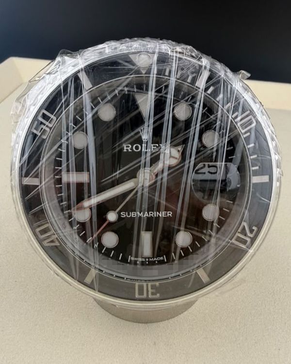 2026 Rolex Submariner Date Desk Clock 80MM Quartz Black Dial (909010LN)