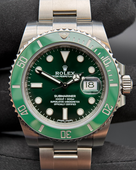 2019 Rolex Submariner Date "Hulk" 40MM Green Dial Oyster Bracelet (116610LV)