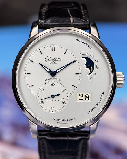 2024 Glashütte Original PanoMaticLunar 40MM Silver Dial Leather Strap (1-90-02-42-32-05)