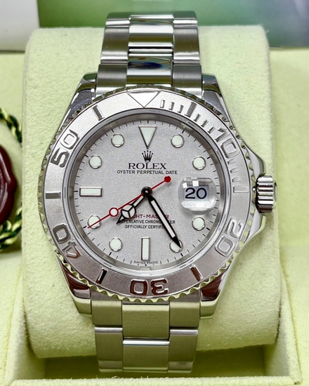 2004 Rolex Yacht-Master 40MM Silver Dial Oyster Bracelet (16622)