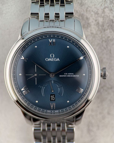 2025 Omega De Ville Prestige 41MM Blue Dial Steel Bracelet (434.10.41.21.03.002)
