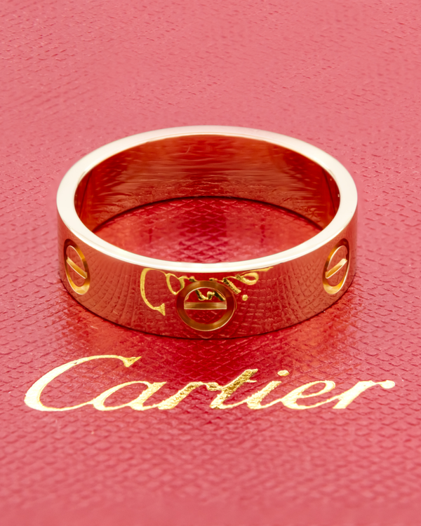 Cartier Love Ring Classic Model 18K Yellow Gold Size 59 (Love)