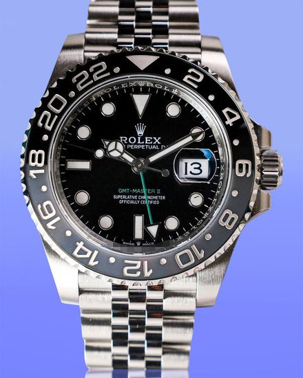2026 Rolex GMT-Master II "Bruce Wayne" 40MM Black Dial Jubilee Bracelet (126710GRNR)