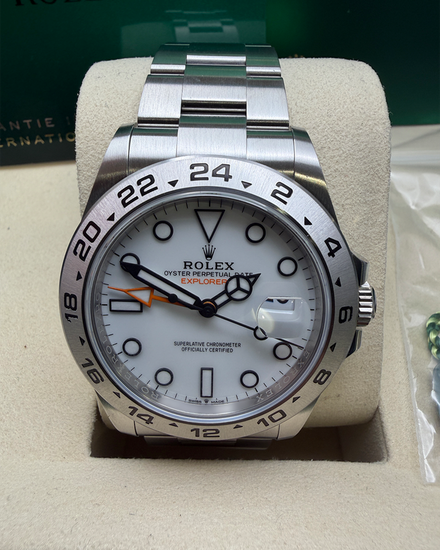 2025 Rolex Explorer II "Polar" 42MM White Dial Oyster Bracelet (226570)
