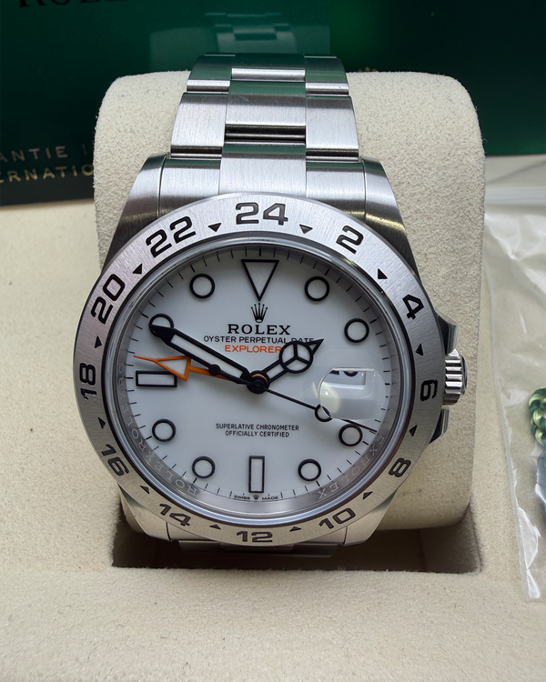2025 Rolex Explorer II "Polar" 42MM White Dial Oyster Bracelet (226570)