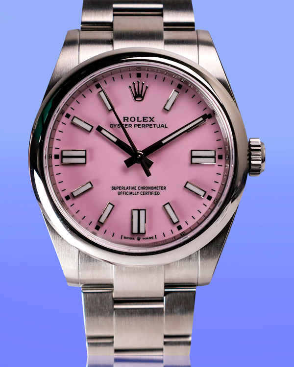 2026 Rolex Oyster Perpetual 41MM Pink Dial Oyster Bracelet (134300)