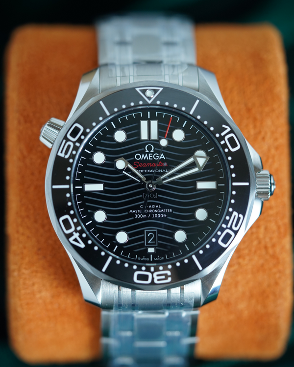 2026 Omega Seamaster Diver 300M 42MM Black Dial Steel Bracelet (210.30.42.20.01.001)