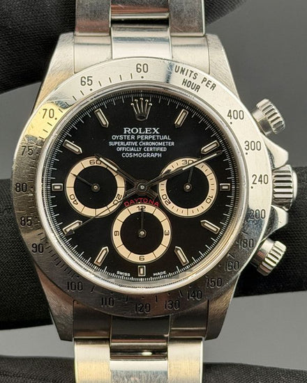 1999 Rolex Cosmograph Daytona 40MM Black Dial Oyster Bracelet (116520)