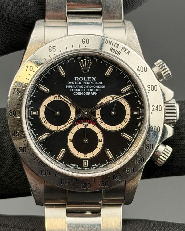 1999 Rolex Cosmograph Daytona 40MM Black Dial Oyster Bracelet (116520)