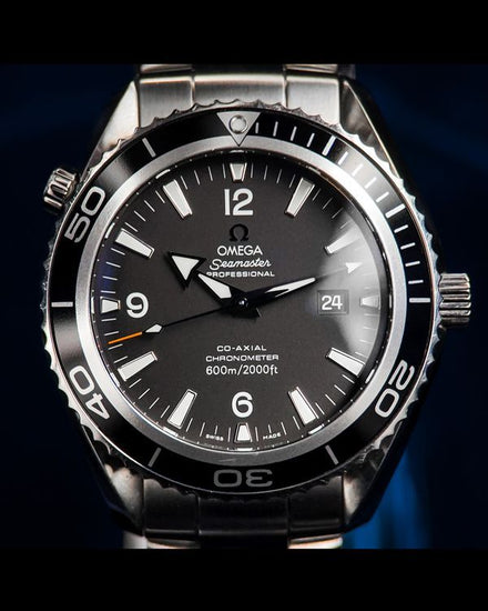 Omega Seamaster Planet Ocean 600M 45.5MM Black Dial Steel Bracelet (2200.50.00)
