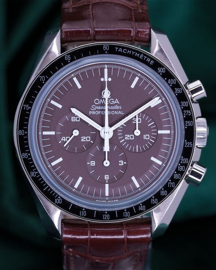 Omega Speedmaster Professional Moonwatch 42MM Brown Dial Leather Strap (311.30.42.30.13.001)