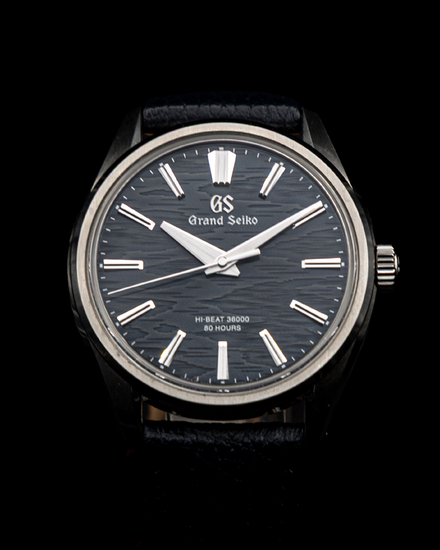 2025 Grand Seiko Evolution 9 "Moonlit Birch" 38MM Blue "Navy" Dial Leather Strap (SLGW007G)