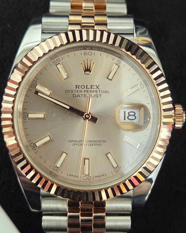 2016 Rolex Datejust 41MM Sundust Dial Two-Tone Jubilee Bracelet (126331)