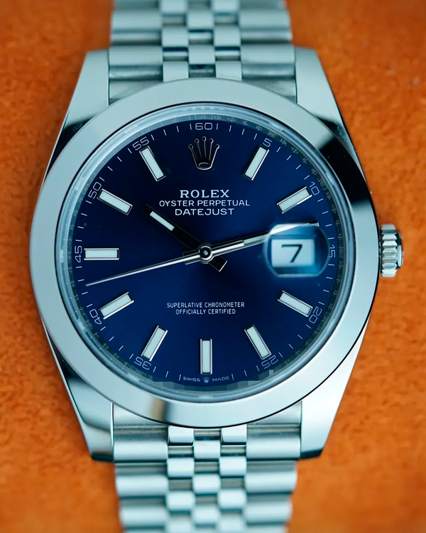 No Reserve - 2026 Rolex Datejust 41MM White Dial Oyster Bracelet (126300)