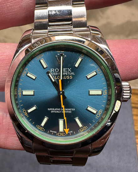 Rolex Milgauss 40MM Blue Dial Oyster Bracelet (116400GV)