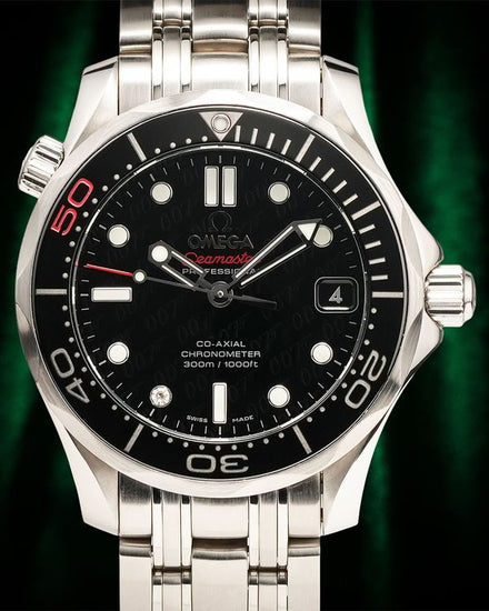No Reserve - 2012 Omega Seamaster Diver 300M "James Bond 50th Anniversary" L.E. 36.25MM Black Dial Steel Bracelet (212.30.36.20.51.001)