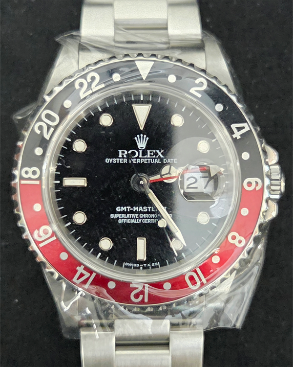 1995 Rolex GMT-Master II “Coke” 40MM Black Dial Oyster Bracelet (116710)