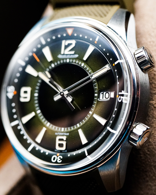 No Reserve - 2024 Jaeger-LeCoultre Polaris Date 42MM "Smoked" Green Dial Rubber Strap (Q906863J)