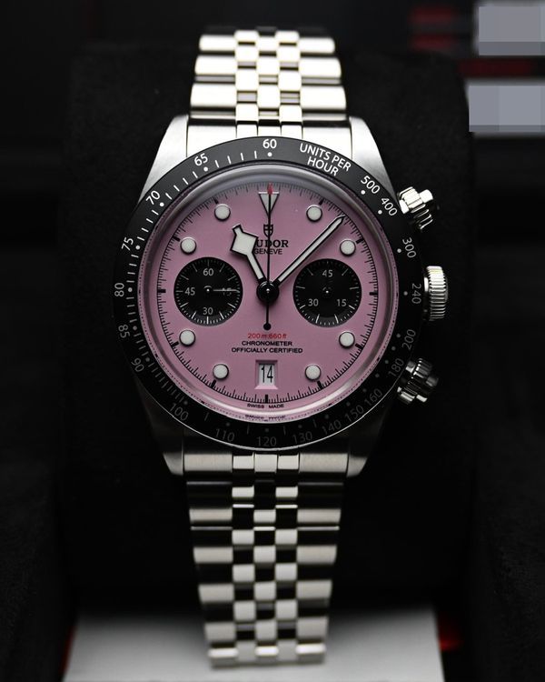 2026 Tudor Black Bay Chrono "Flamingo" 41MM Pink Dial Steel Bracelet (79360N)