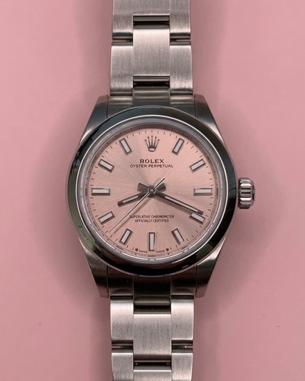2024 Rolex Oyster Perpetual 28MM Pink Dial Oyster Bracelet (276200)