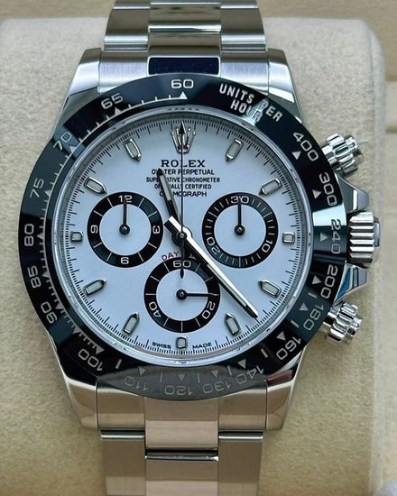 2021 Rolex Cosmograph Daytona "Panda" 40MM White Dial Oyster Bracelet (116500LN)
