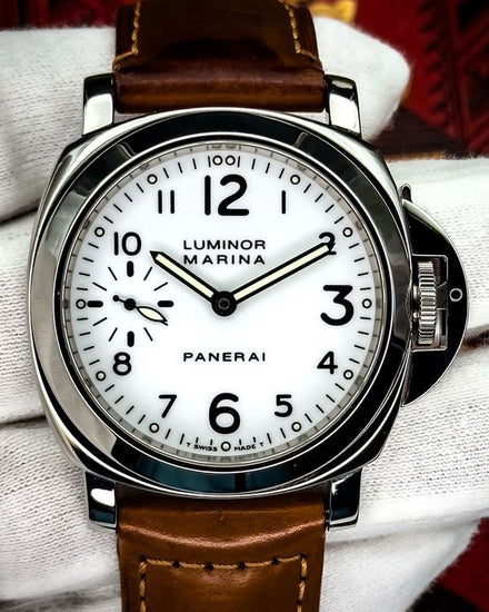 1998 Panerai Luminor 44MM White dial Leather Strap (PAM00003)
