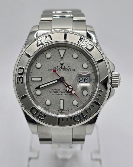 Rolex Yacht-Master 40MM Silver Dial Oyster Bracelet (16622)