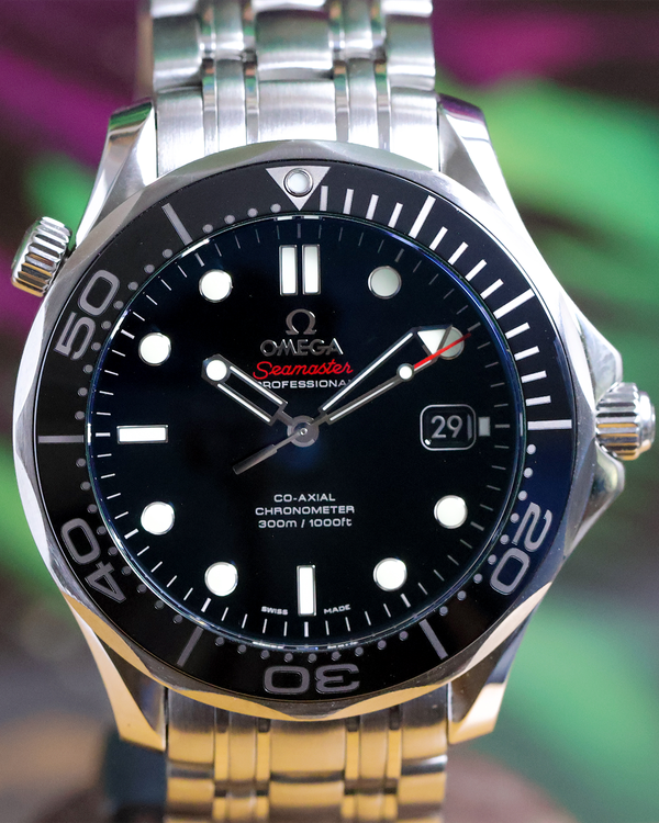 No Reserve - 2021 Omega Seamaster Diver 300M 41MM Black Dial Steel Bracelet (212.30.41.20.01.003)