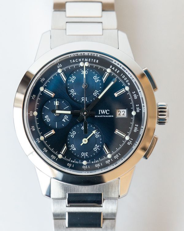 No Reserve - 2020 IWC Schaffhausen Ingenieur Chronograph 42MM Blue Dial Steel Bracelet (IW380802)